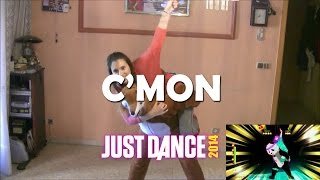 Just Dance 2014 quotCmonquot  Jugando con Kinect [upl. by Adnoel]