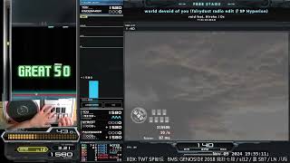 ▼9 world devoid of you fairydust radio edit ／／ SP Hyperion HARD CLEAR AAA｜発狂BMS [upl. by Akialam]