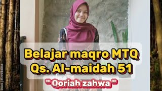 TILAWAH TERBARU QORIAH ZAHWA  QSALMAIDAH 51 [upl. by Keram]