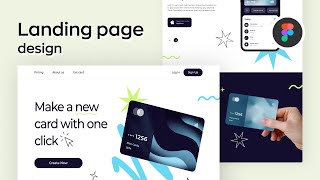 Landing Page Design in Figma [upl. by Stella]