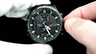 Edifice Casio Atomic Worldtimer Chronograph EQWA1110DC [upl. by Latisha]