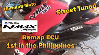 Yamaha NMAX V2 Remap ECU first in the Philippines [upl. by Nywloc]