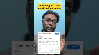 Profit Margin Vs RoE shorts sharemarket stockmarketnews stockmarket multibagger [upl. by Enohpesrep]