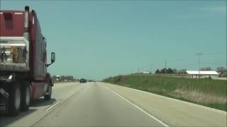 Wisconsin  Interstate 94 West  Mile Marker 340 to 320 52116 [upl. by Kingsly]