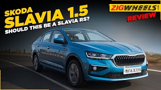 Skoda Slavia 15 First Drive Review  Should this have been an RS  Performance Handling amp More [upl. by Dnilazor]