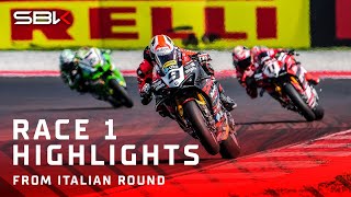 HIGHLIGHTS from the first ever WorldSBK race at Cremona 🔥  2024 ItalianWorldSBK 🇮🇹 [upl. by Aicened]