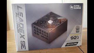 Блок питания Super Flower Leadex SE Platinum 1200W ATX SF1200F14MP SE Обзор [upl. by Tormoria558]