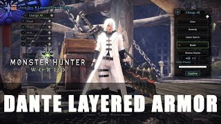 MHW Dante Layered Armor Requirements [upl. by Ardaed]