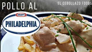 POLLO AL PHILADELPHIA queso crema [upl. by Hanni]