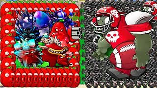 99 Fume Fire Vs 99999 Giga Football Zombie Vs Dr Zomboss Plants Vs Zombies Battlez [upl. by Elleda]