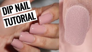 HOW TO DO DIP NAILS AT HOME  Revel Nail [upl. by Ayerdna]