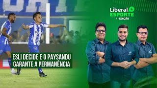 PAYSANDU 1 X 0 BRUSQUE  ESLI GARCIA DECIDE E PAPÃO CONTINUA NA SÉRIE B  LIBERAL ESPORTE 121124 [upl. by Bronez]