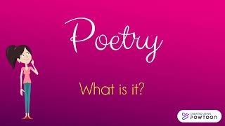 What is Poetry  Introduction to Poetry [upl. by Tiga956]