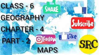 MAPS CLASS 6 GEOGRAPHY CHAPTER 4 PART 2 [upl. by Alaikim]