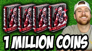 WE SPENT 1 MILLION COINS ON STAR ELITE PACKS IN MADDEN 24😍 [upl. by Leopoldine]