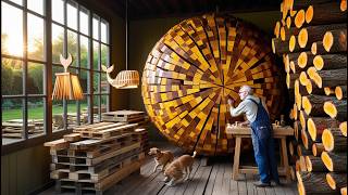 Beyond Imagination 70YearOld Craftsman Creates Wooden Wonders to Elevate Your Home A MustSee [upl. by Led]