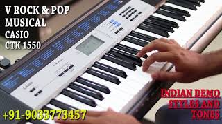 CASIO CTK 1550 INDIAN DEMO STYLES TONES [upl. by Cyrilla203]