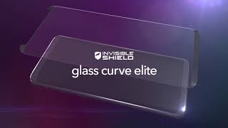 InvisbleShield Glass Curve Elite  Samsung GS9 Full Adhesive Screen Protector [upl. by Eyt]