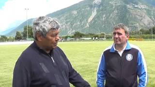 VIDEO EXCLUSIV Întâlnire istorică Hagi Lucescu şi Stelea sau revăzut după ani [upl. by Melissa790]