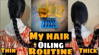 Hair Oiling Routine for Fast Hair Growth  Hair oiling tips  Best technique to apply oil at home [upl. by Rafaellle185]