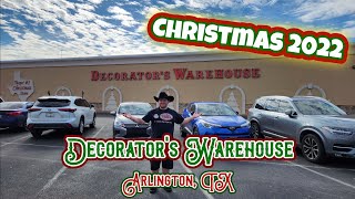 Christmas 2022 At Decorators Warehouse  Arlington TX [upl. by Arelus]