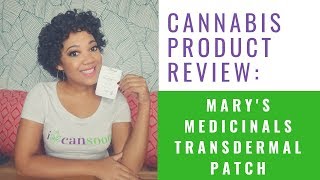 Marys Medicinals Transdermal Patch Review  11 CBDTHC [upl. by Killie]