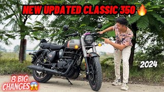 New Updated Royal Enfield Classic 350 🔥  8 Big Updates  Better than CB350 🤔 [upl. by Atoiganap260]