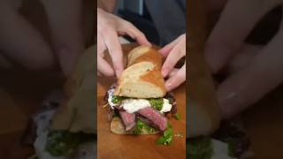 Steak Sandwich shortsfeed shorts sandwich viralreels [upl. by Akemor]