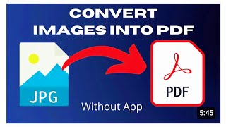 How to Convert From JPG to PDF  how to convert image to PDF 2024 [upl. by Dibrin]