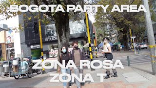 Bogota Colombia  Walking around Zona Rosa and Zona T July 2021 [upl. by Ingar]