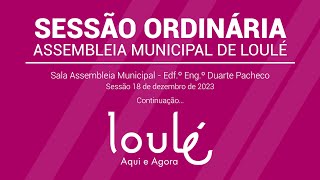 Sessão Ordinária da Assembleia Municipal de Loulé [upl. by Sulihpoeht]