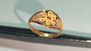 Gold Ring Making Ladies Jewellery Gold Ring ladies Gold Jewellery Design AR Jewellery [upl. by Aivizt]