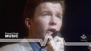 Rick Astley  Never Gonna Give You Up The Princes Trust Rock Gala 1988 [upl. by Yenal]