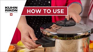 DUROMATIC® Pressure Cooker how to steam off  KUHN RIKON [upl. by Hube]