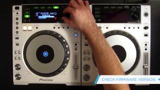 Pioneer CDJ850 Firmware Update Soundwave Tutorial [upl. by Oreste483]