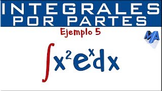 Integración por partes  Ejemplo 5  Exponencial [upl. by Assirat]