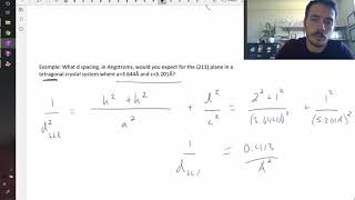 How to calculate interplanar spacing [upl. by Bbor]