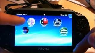 PS Vita  Primo avvio app e altro [upl. by Emrich310]