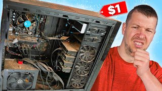 Buying a BROKEN 1 Gaming PC on Facebook Marketplace [upl. by Natek]