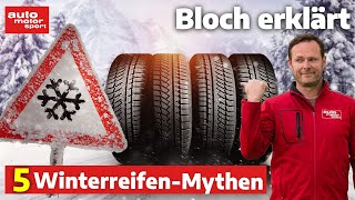 Winterreifen Die 5 größten Mythen  was wirklich zählt Bloch erklärt 258  auto motor und sport [upl. by Elatsyrc]