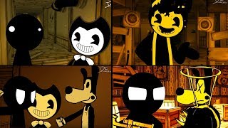 BENDY AND THE INK MACHINE CHAPTER 14 IN A NUTSHELL Stickman vs BATIM Animation [upl. by Ynehteb]