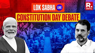 Constitution Debate LIVE  Lok Sabha LIVE  BJP  Congress  Parliament LIVE  Republic TV LIVE [upl. by Anilra]