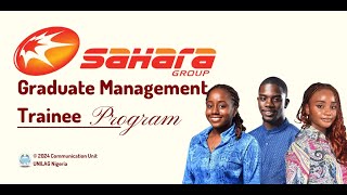 Sahara Group Graduate Trainee Program – Apply Now to Shape Your Career [upl. by West]