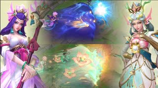 Comparison Prestige Splendid Staff Nami Vs Splendid Staff Nami  League Of Legends Wild Rift [upl. by Carhart]