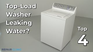 TopLoad Washer Leaking Water — TopLoad Washing Machine Troubleshooting [upl. by Trefor]