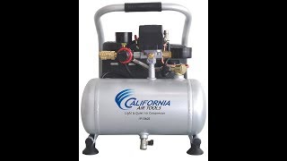 California Air Tools CAT1P1060S Light And Quiet Portable Air Compressor Review [upl. by Dorehs]