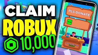 How to Claim Pending Robux on Roblox Mobile Claim Robux on Pls Donate Mobile  Android amp iOS [upl. by Arenahs]