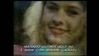 Adriane Galisteu e grupo Meia Soquete no Show Maravilha [upl. by Nylirehs]