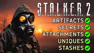 ALL LOCATIONS of Artifacts Unique Items Stashes Mods ect STALKER 2 [upl. by Aicilec]