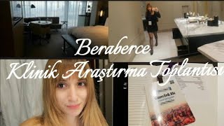 Klinik Araştırma Toplantısı Vlog  GRWM amp Otel Odası Turu [upl. by Barnebas]